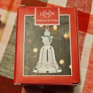 Lenox Snowman Bell Ornament